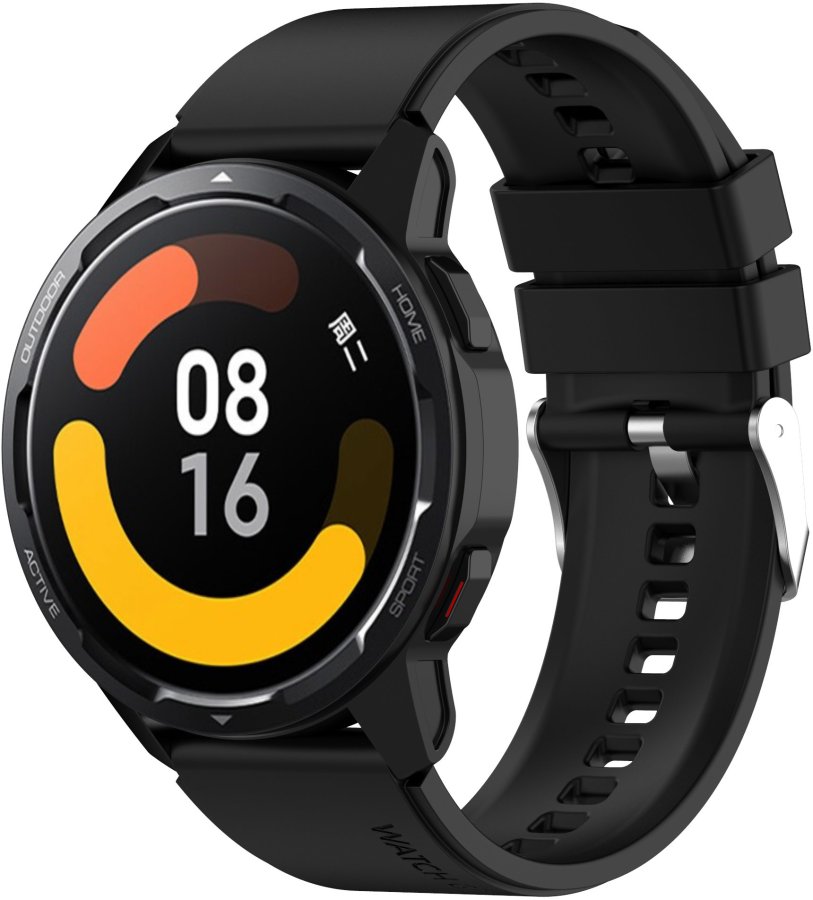 4wrist Silikonový řemínek pro Huawei Watch GT 2/GT 3 - Black - Hodinky 4wrist