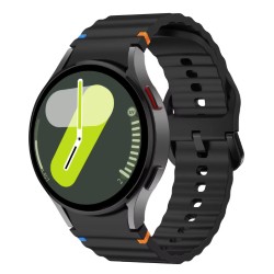 4wrist Silikonový řemínek pro Samsung Galaxy Watch 7 - Black - Hodinky 4wrist