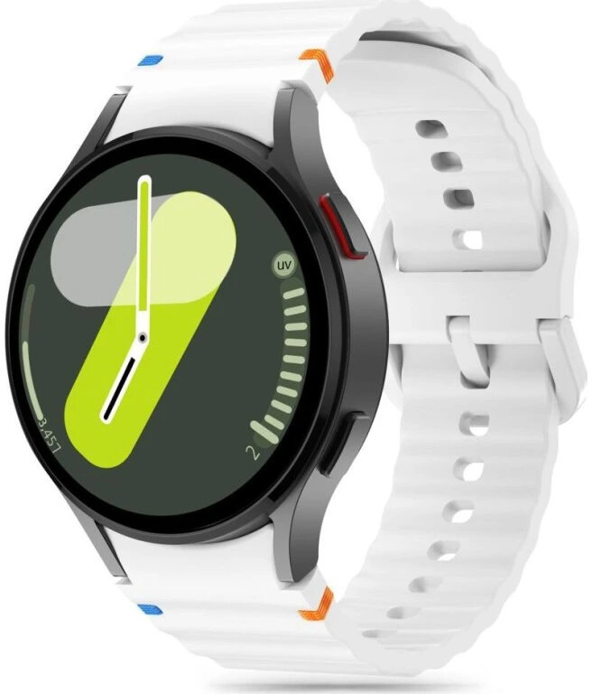 4wrist Silikonový řemínek pro Samsung Galaxy Watch 7 - White - Hodinky 4wrist