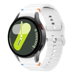 4wrist Silikonový řemínek pro Samsung Galaxy Watch 7 - White - Hodinky 4wrist