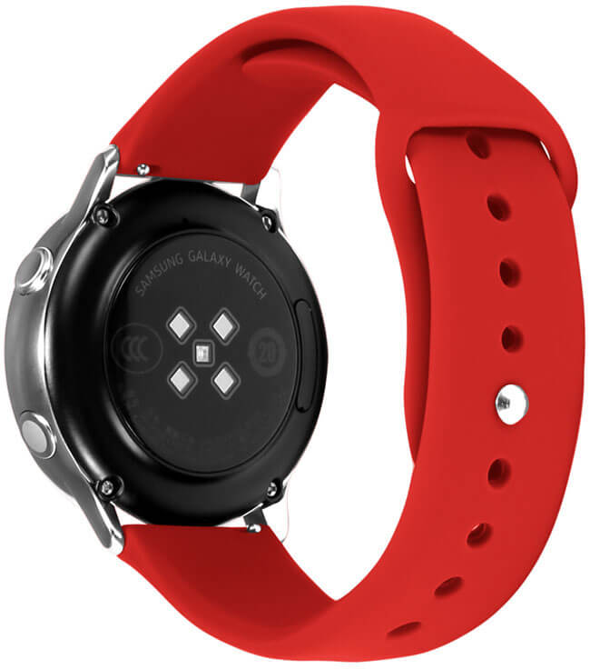 4wrist Silikonový řemínek pro Samsung Galaxy Watch 6/5/4 - Red - Hodinky 4wrist