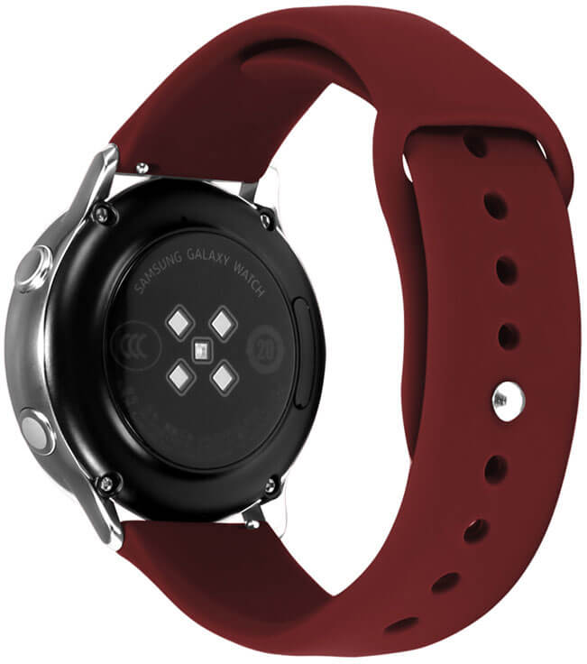 4wrist Silikonový řemínek pro Samsung Galaxy Watch 6/5/4 - Wine Red - Hodinky 4wrist