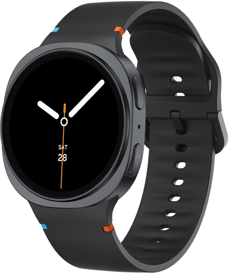 4wrist Silikonový řemínek pro Samsung Galaxy Watch8 - Černý - Hodinky 4wrist