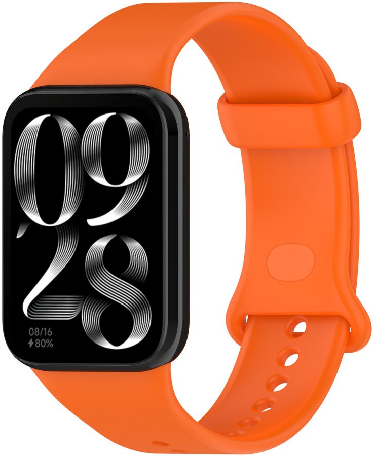 4wrist Silikonový řemínek pro Xiaomi 9 Pro a 8 Pro - Orange 4wrist Silikonový řemínek pro Xiaomi 9 Pro a 8 Pro - Orange - Hodinky 4wrist