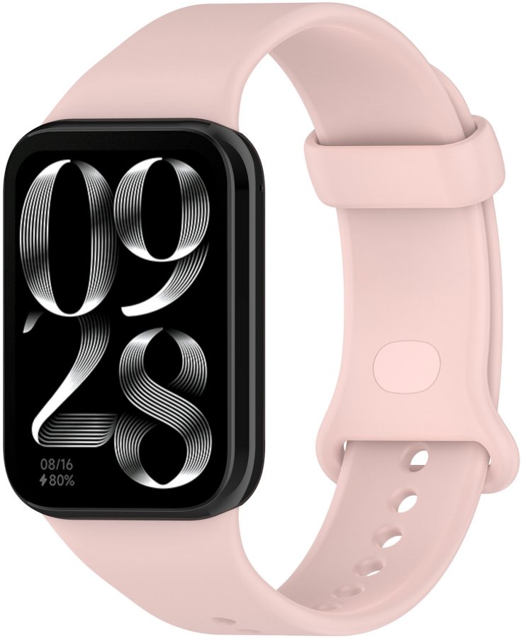 4wrist Silikonový řemínek pro Xiaomi 9 Pro a&nbsp;8 Pro - Pink - Hodinky 4wrist