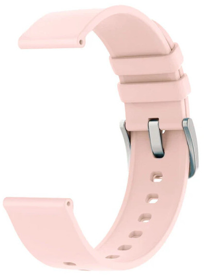 4wrist Univerzální silikonový řemínek se stříbrnou sponou 22 mm - Pink 4wrist Univerzální silikonový řemínek se stříbrnou sponou 22 mm - Pink - Hodinky 4wrist
