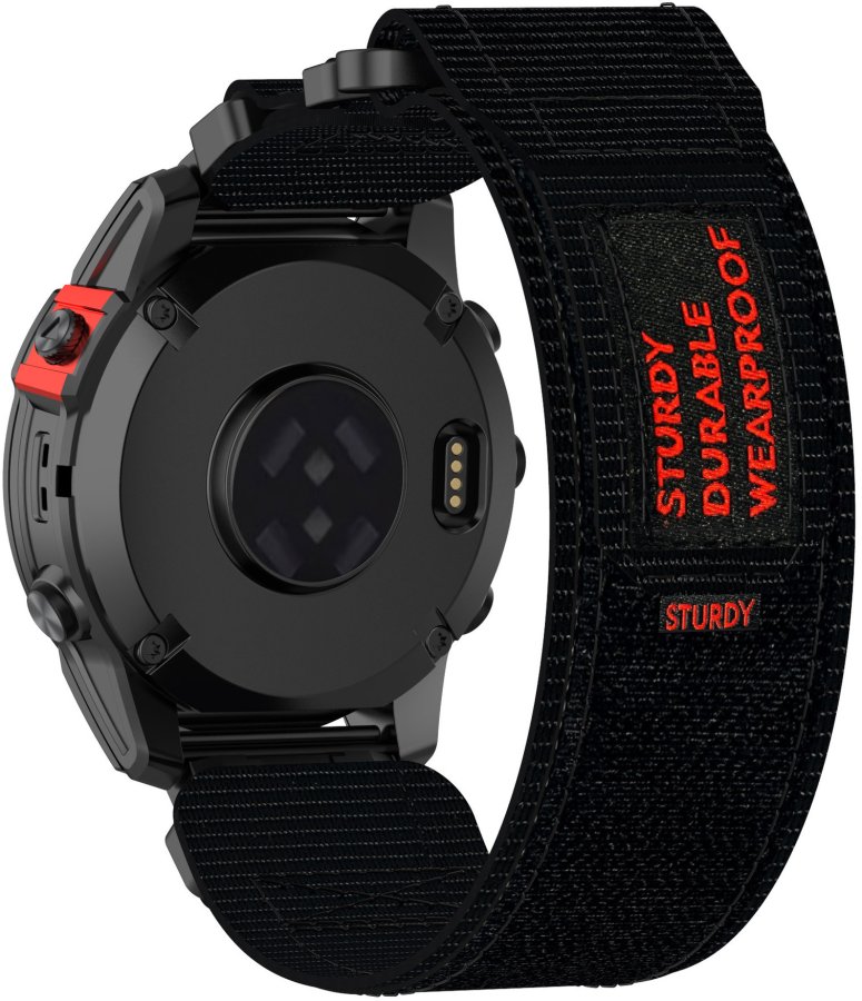 4wrist Velcro řemínek pro Garmin 22 mm - Black 4wrist Velcro řemínek pro Garmin 22 mm - Black - Hodinky 4wrist