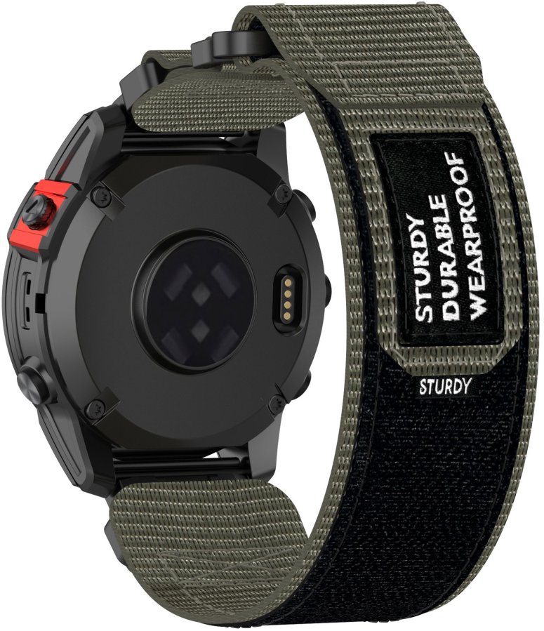 4wrist Velcro řemínek pro Garmin 26 mm - Grey 4wrist Velcro řemínek pro Garmin 26 mm - Grey - Hodinky 4wrist