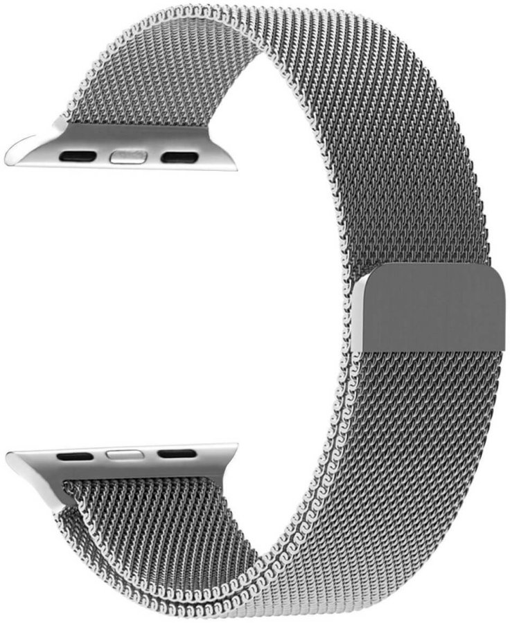 4wrist Ocelový milánský tah pro Apple Watch - Stříbrný 38/40/41 mm - Hodinky 4wrist