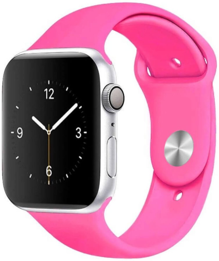 4wrist Silikonový řemínek pro Apple Watch - Barbie růžová 38/40/41 mm - S/M - Hodinky 4wrist