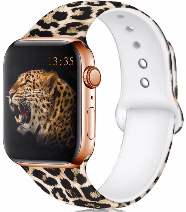 4wrist Silikonový řemínek pro Apple Watch - Leopardí 38/40/41 mm - Hodinky 4wrist