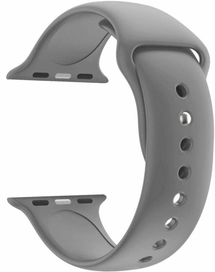 4wrist Silikonový řemínek pro Apple Watch - Šedý 38/40/41 mm - S/M - Hodinky 4wrist