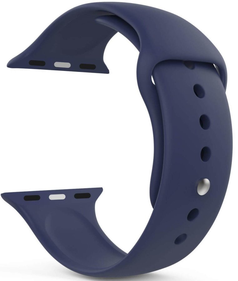 4wrist Silikonový řemínek pro Apple Watch - Tmavě modrý 42/44/45/49 mm - S/M - Hodinky 4wrist
