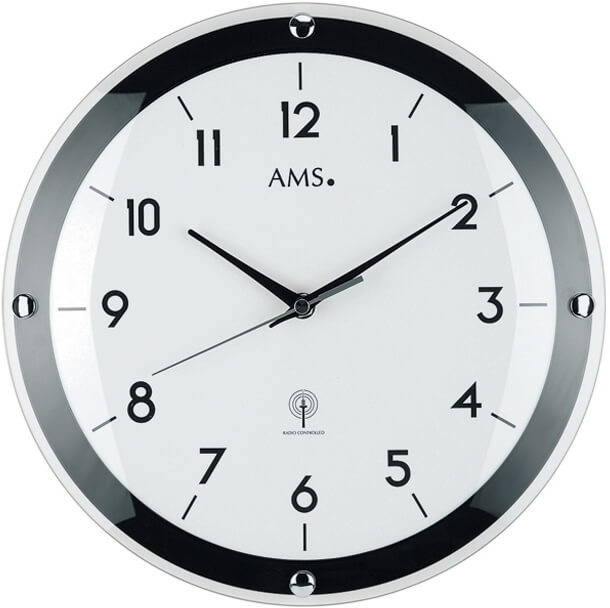 AMS Design Rádiem řízené nástěnné hodiny 5906 - Hodinky AMS Design