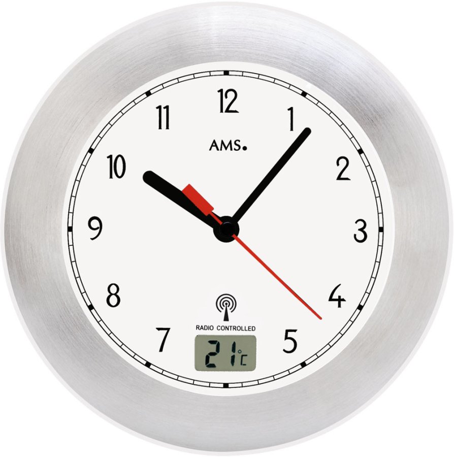 AMS Design Rádiově řízené hodiny s teploměrem 5920 - Hodinky AMS Design