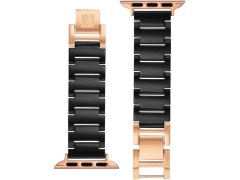 Anne Klein Keramický tah pro Apple Watch 38/40/41 mm - Black WK/1010RGBK
