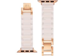 Anne Klein Keramický tah pro Apple Watch 38/40/41 mm - Pink WK/1011RGBH