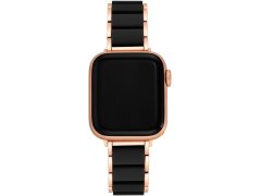 Anne Klein Ocelový tah pro Apple Watch 38/40/41 mm - Black/Rosegold WK/1054RGBK38