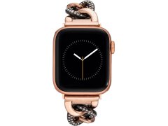 Anne Klein Ocelový tah pro Apple Watch 38/40/41 mm - Rosegold/Gray WK/1018GYRT384041