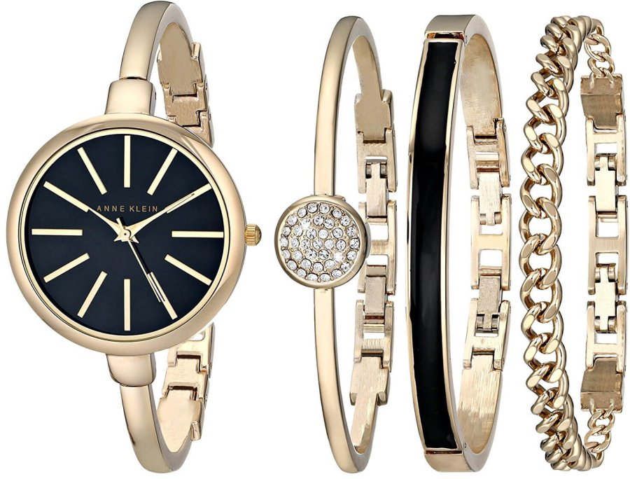 Anne Klein Dárkový set AK/1470GBST - Hodinky Anne Klein