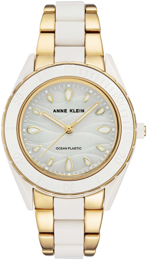 Anne Klein Analogové hodinky Solar Ocean Plastic AK/3910WTGB - Hodinky Anne Klein