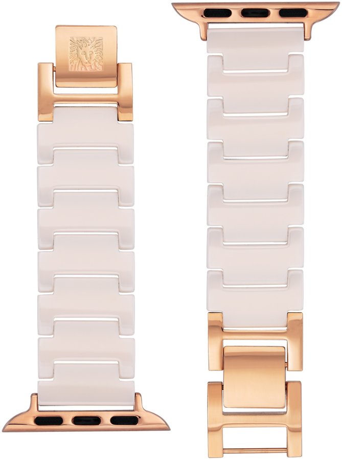 Anne Klein Keramický tah pro Apple Watch 38/40/41 mm - Pink WK/1011RGBH Anne Klein Keramický tah pro Apple Watch 38/40/41 mm - Pink WK/1011RGBH - Hodinky Anne Klein