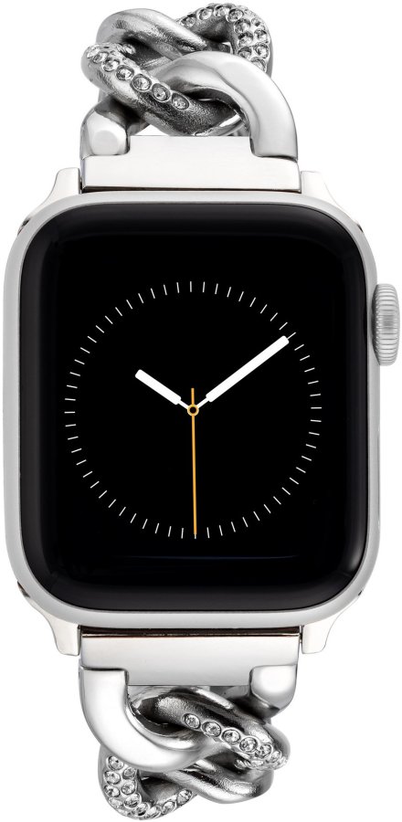 Anne Klein Ocelový tah pro Apple Watch 38/40/41 mm - Silver WK/1018SVSV Anne Klein Ocelový tah pro Apple Watch 38/40/41 mm - Silver WK/1018SVSV - Hodinky Anne Klein