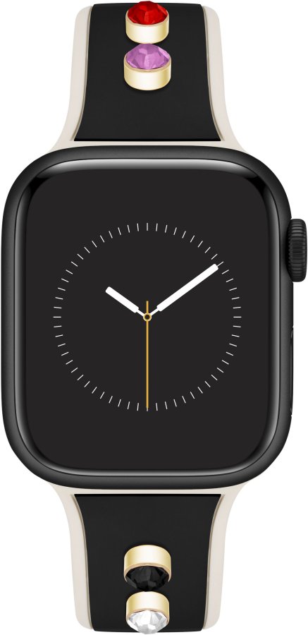 Anne Klein Silikonový řemínek pro Apple Watch 38/40/41 mm WK/1082BKCH38 Anne Klein Silikonový řemínek pro Apple Watch 38/40/41 mm WK/1082BKCH38 - Hodinky Anne Klein