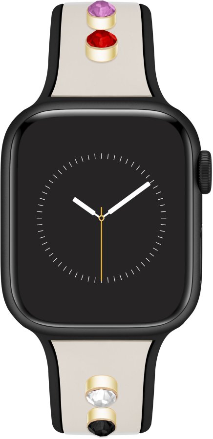 Anne Klein Silikonový řemínek pro Apple Watch 38/40/41 mm WK/1082IVCH38 Anne Klein Silikonový řemínek pro Apple Watch 38/40/41 mm WK/1082IVCH38 - Hodinky Anne Klein