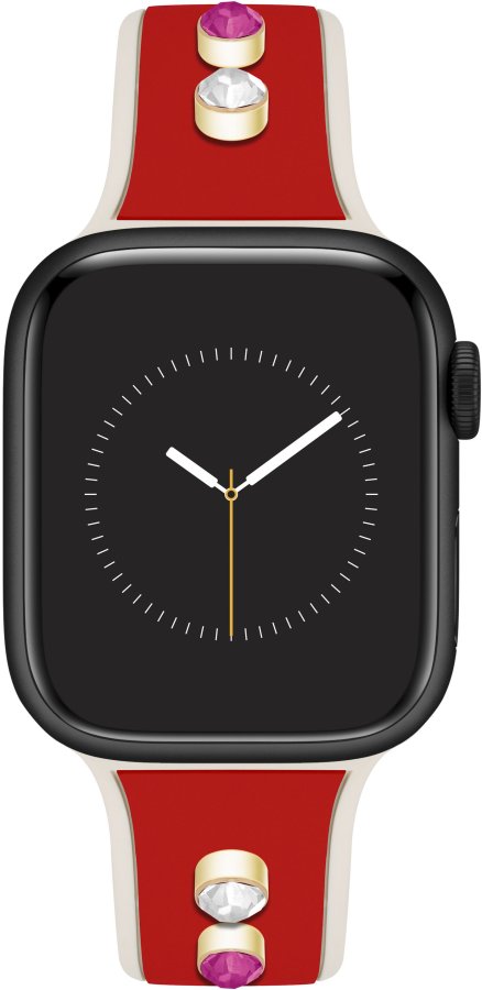 Anne Klein Silikonový řemínek pro Apple Watch 38/40/41 mm WK/1082RDCH38 Anne Klein Silikonový řemínek pro Apple Watch 38/40/41 mm WK/1082RDCH38 - Hodinky Anne Klein