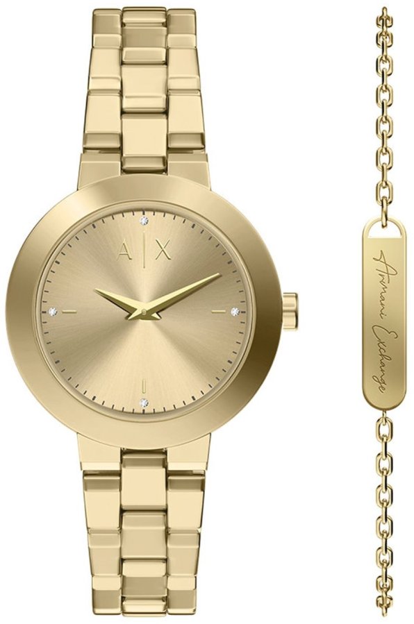 Armani Exchange Dárkový set Jackie AX7177SET + náramek - Hodinky Armani Exchange