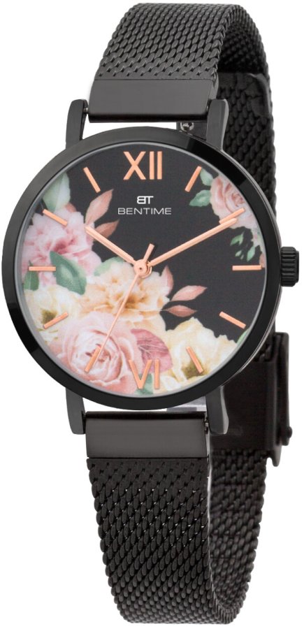 Bentime Dámské květinové hodinky 008-9MB-PT610119D - Hodinky Bentime