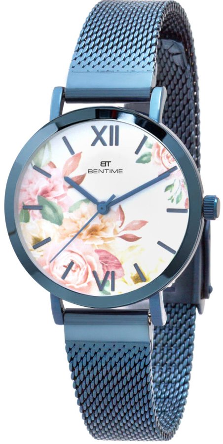 Bentime Dámské květinové hodinky 008-9MB-PT610119E - Hodinky Bentime