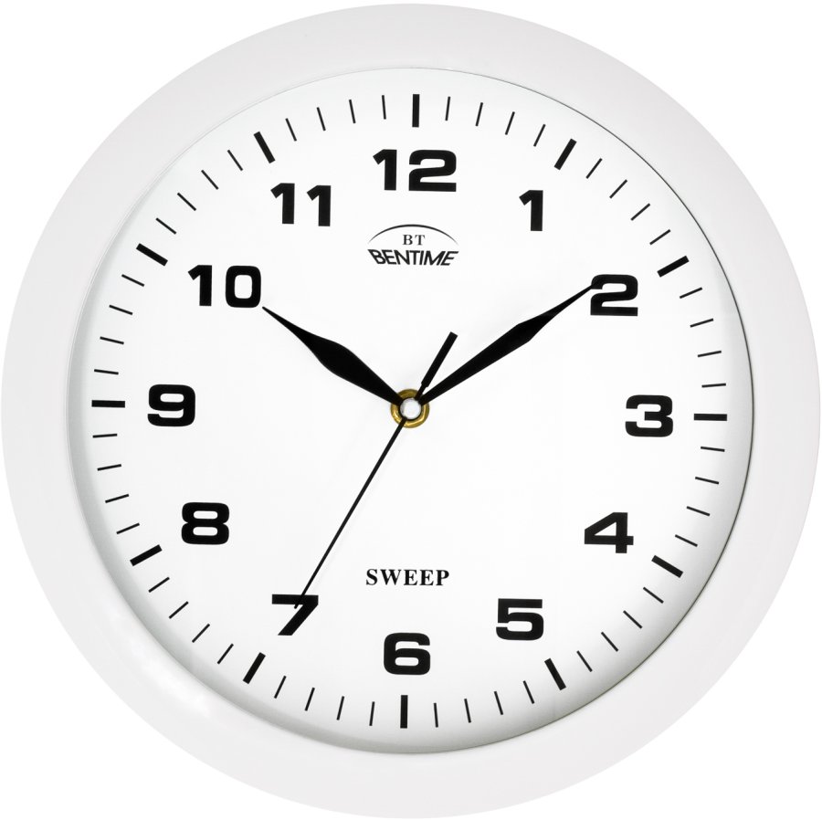Bentime Nástěnné hodiny H39-SW8047W - Hodinky Bentime