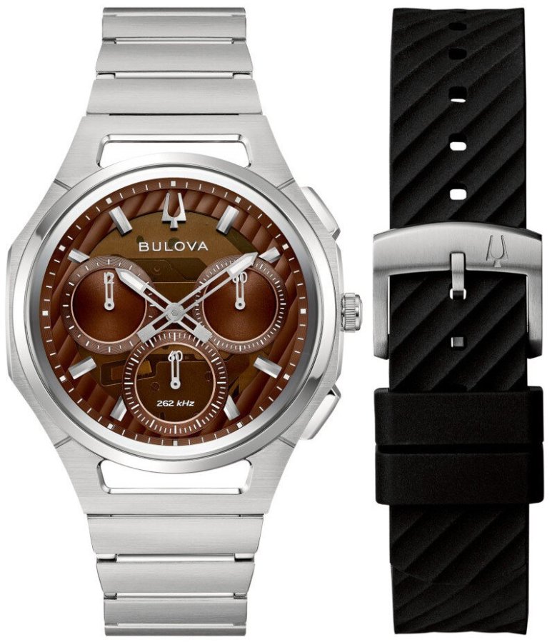 Bulova Curv Quartz 96K117 10th Anniversary Edition (+ náhradní řemínek)