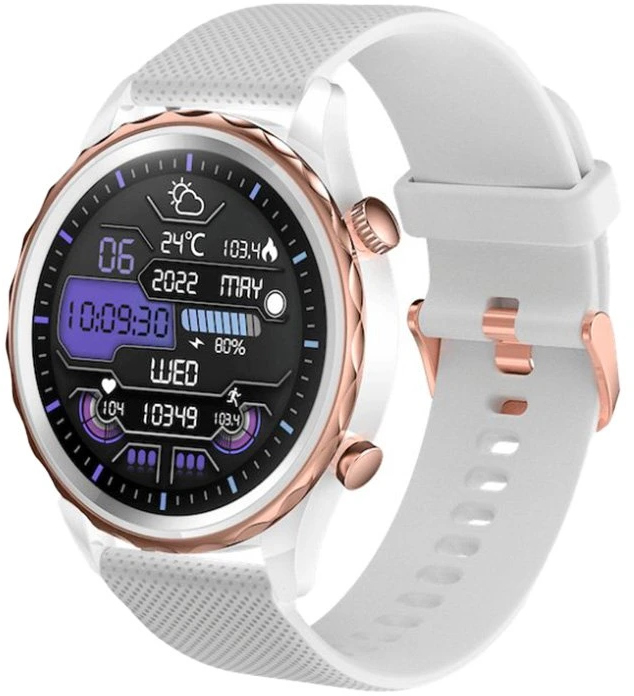 CARNEO Chytré hodinky Carneo Queen HR+ rosegold - Hodinky CARNEO