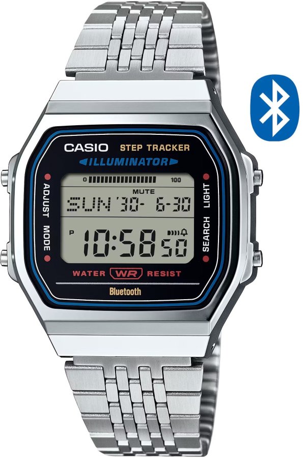 Casio Collection Vintage Iconic s krokoměrem ABL-100WE-1AEF (679) Casio Collection Vintage Iconic s krokoměrem ABL-100WE-1AEF (679) - Hodinky Casio