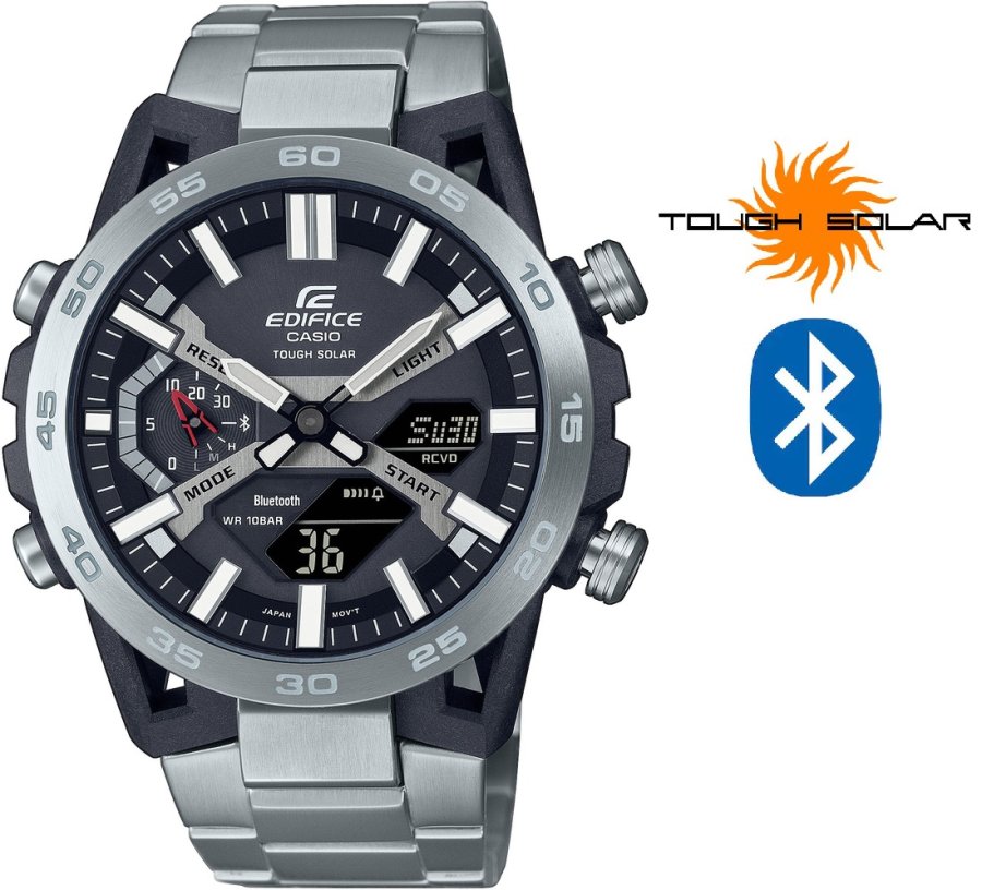 Casio Edifice Bluetooth Solar ECB-2000D-1AEF (663) - Hodinky Casio