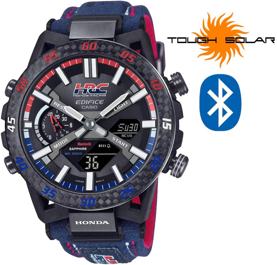 Casio Edifice Sospensione Honda Racing Collaboration Model ECB-2000HR-1AER (663) - Hodinky Casio