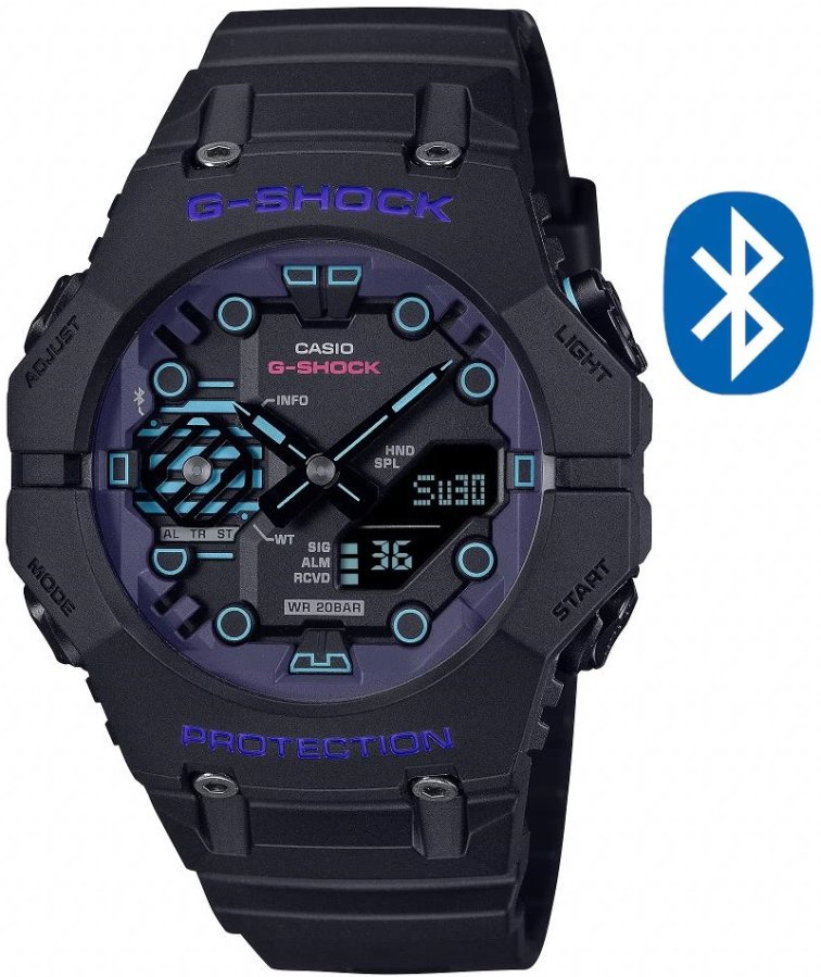 Casio G-Shock Carbon Core Guard Bluetooth GA-B001CBR-1AER Cyberspace (666) - Hodinky Casio