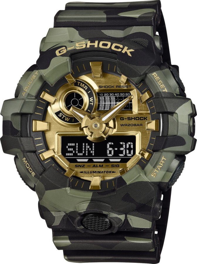 Casio G-SHOCK Bold Camo Series GA-700CMG-3AER (607) - Hodinky Casio
