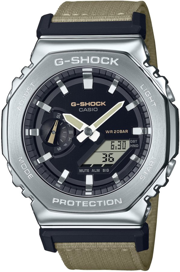 Casio G-Shock Classic GM-2100C-5AER (619) Utility Metal Collection - Hodinky Casio