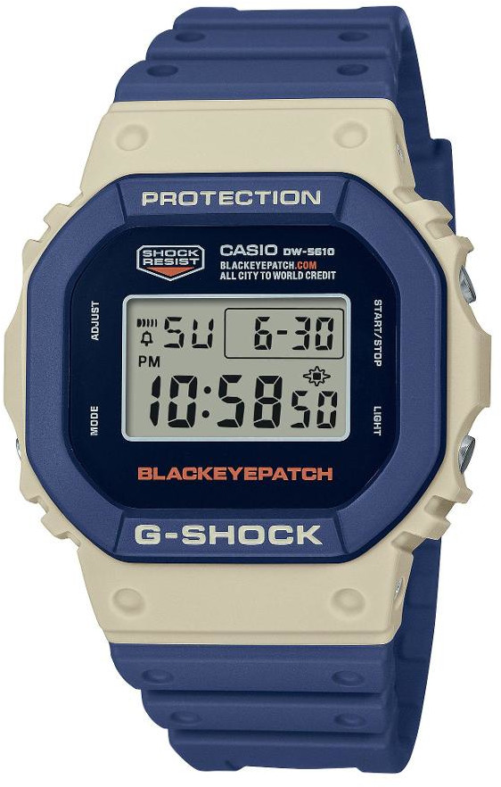 Casio G-Shock DW-5610BEP-2ER BlackEyePatch Collaboration (322) - Hodinky Casio