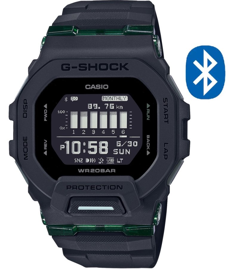 Casio G-Shock G-SQUAD Bluetooth Step-tracker GBD-200UU-1ER (661) - Hodinky Casio