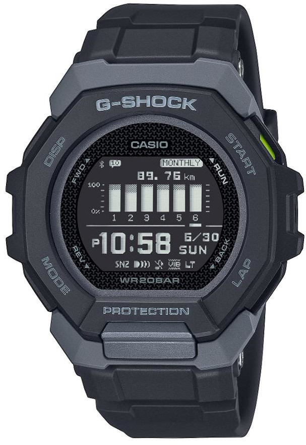 Casio G-Shock G-SQUAD Bluetooth Step-tracker GBD-300-1ER (683) Casio G-Shock G-SQUAD Bluetooth Step-tracker GBD-300-1ER (683) - Hodinky Casio
