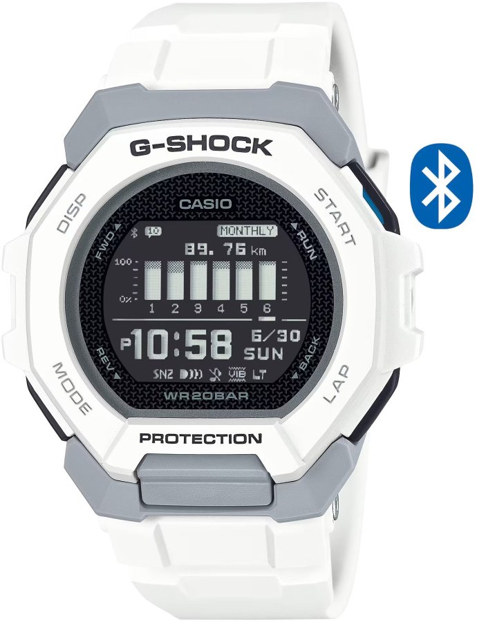 Casio G-Shock G-SQUAD Bluetooth Step-tracker GBD-300-7ER (683) Casio G-Shock G-SQUAD Bluetooth Step-tracker GBD-300-7ER (683) - Hodinky Casio