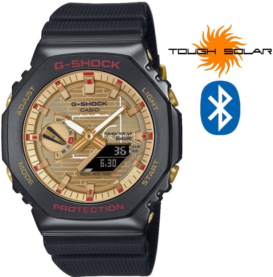 Casio G-SHOCK G-Steel Solar Bluetooth GBM-2100RH-1AER (663) - Hodinky Casio