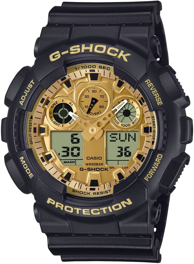 Casio G-Shock GA-100GGB-1A9ER (411) Casio G-Shock GA-100GGB-1A9ER (411) - Hodinky Casio