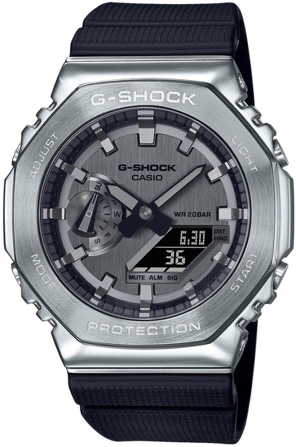 Casio G-Shock GM-2100-1AER Metal Covered (619) - Hodinky Casio