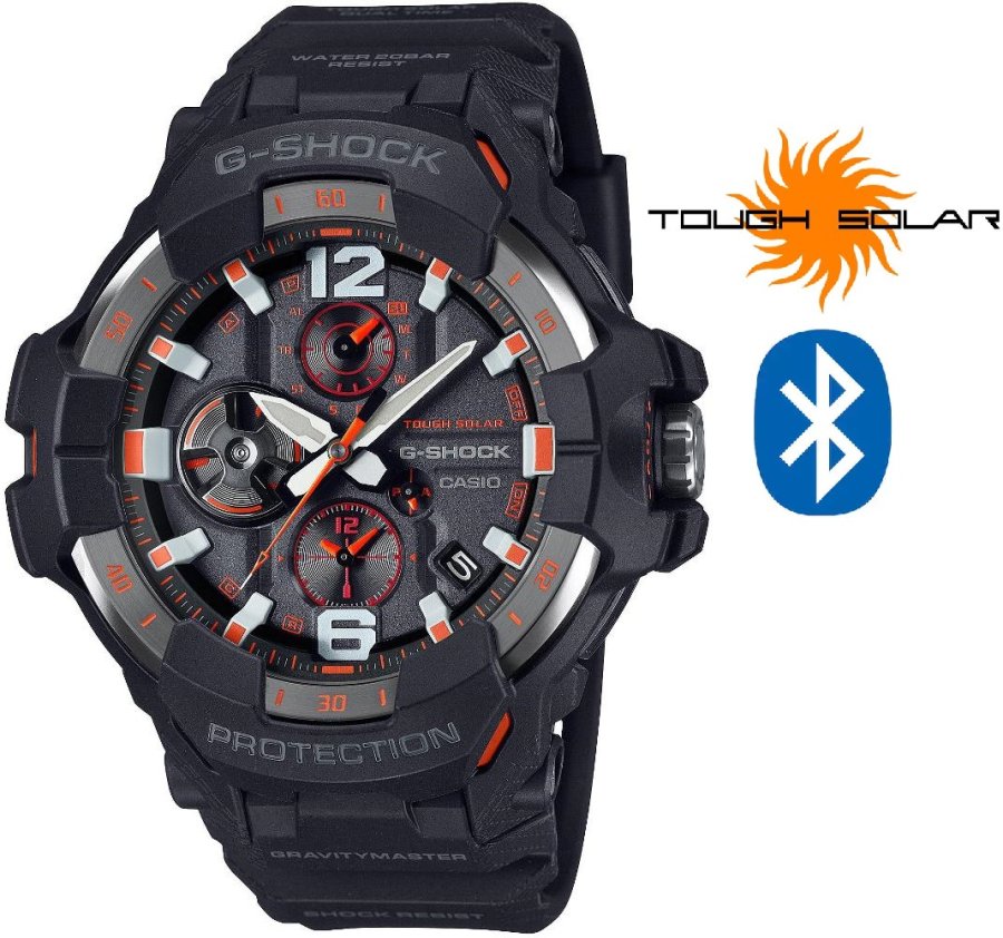Casio G-shock Gravitymaster Tough Solar Bluetooth GR-B300-1A4ER (682) - Hodinky Casio